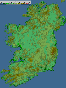 small map of Ireland